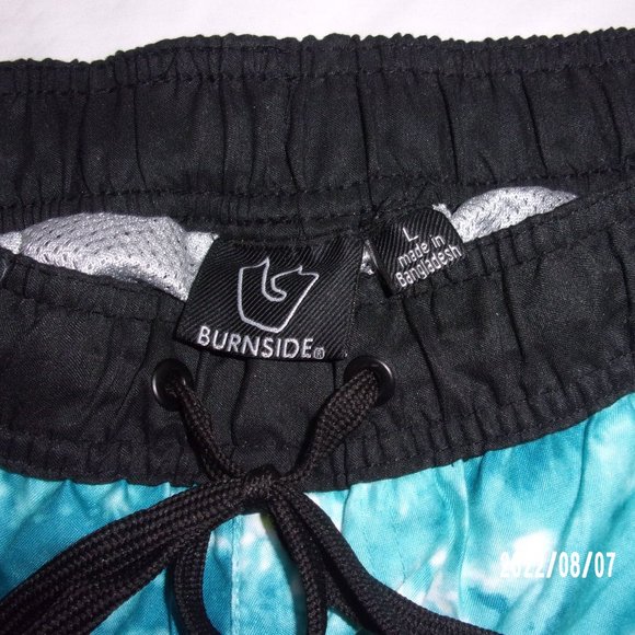 NEW Large Burnside Island Hopper Tie Dye Swim Trunks - Picture 7 of 7